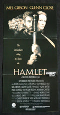 HAMLET  (1990)— Original Australian daybill movie poster.
