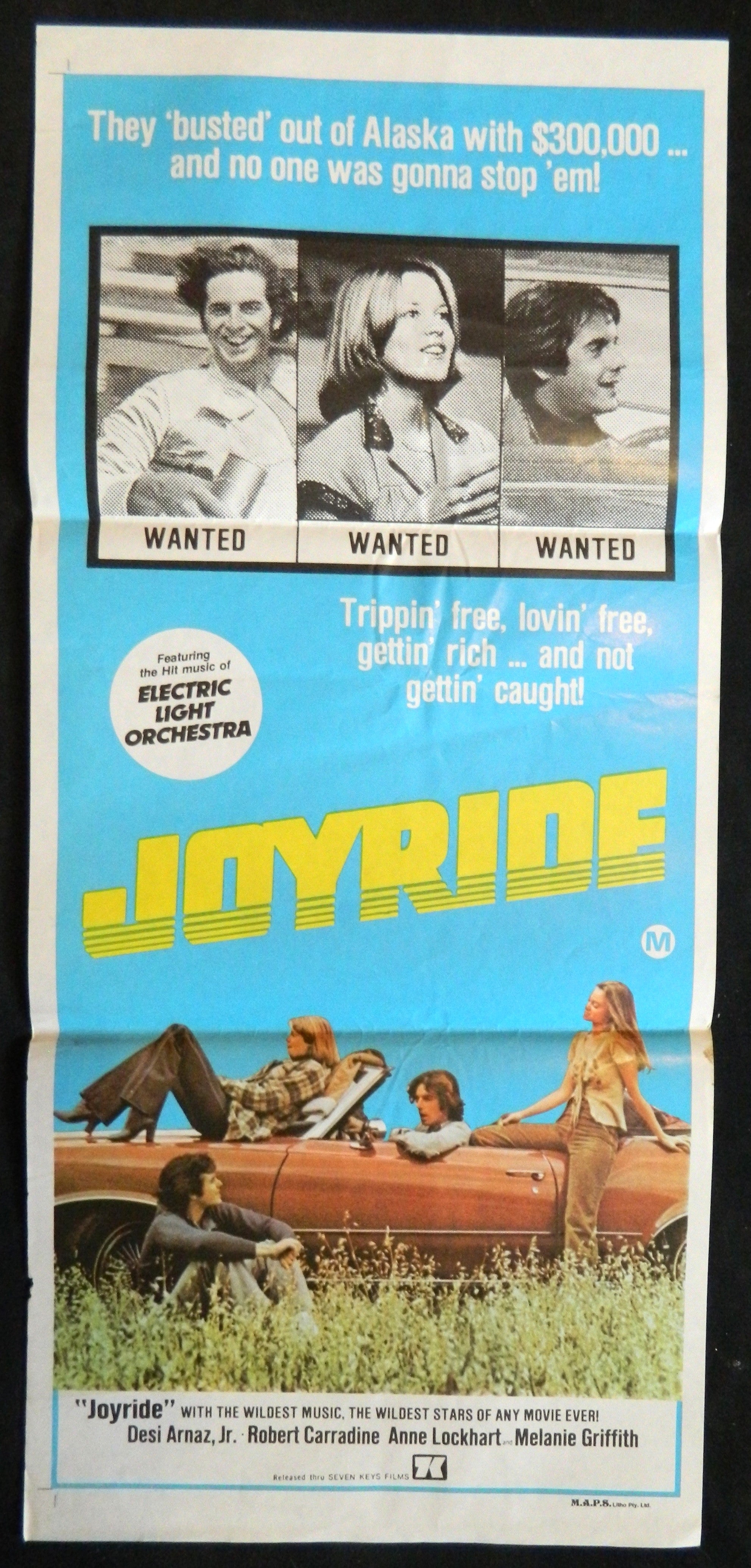 JOYRIDE (1977) — Original Australian daybill movie poster