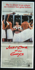 JUST ONE OF THE GUYS (1985) — Original Australian daybill movie poster