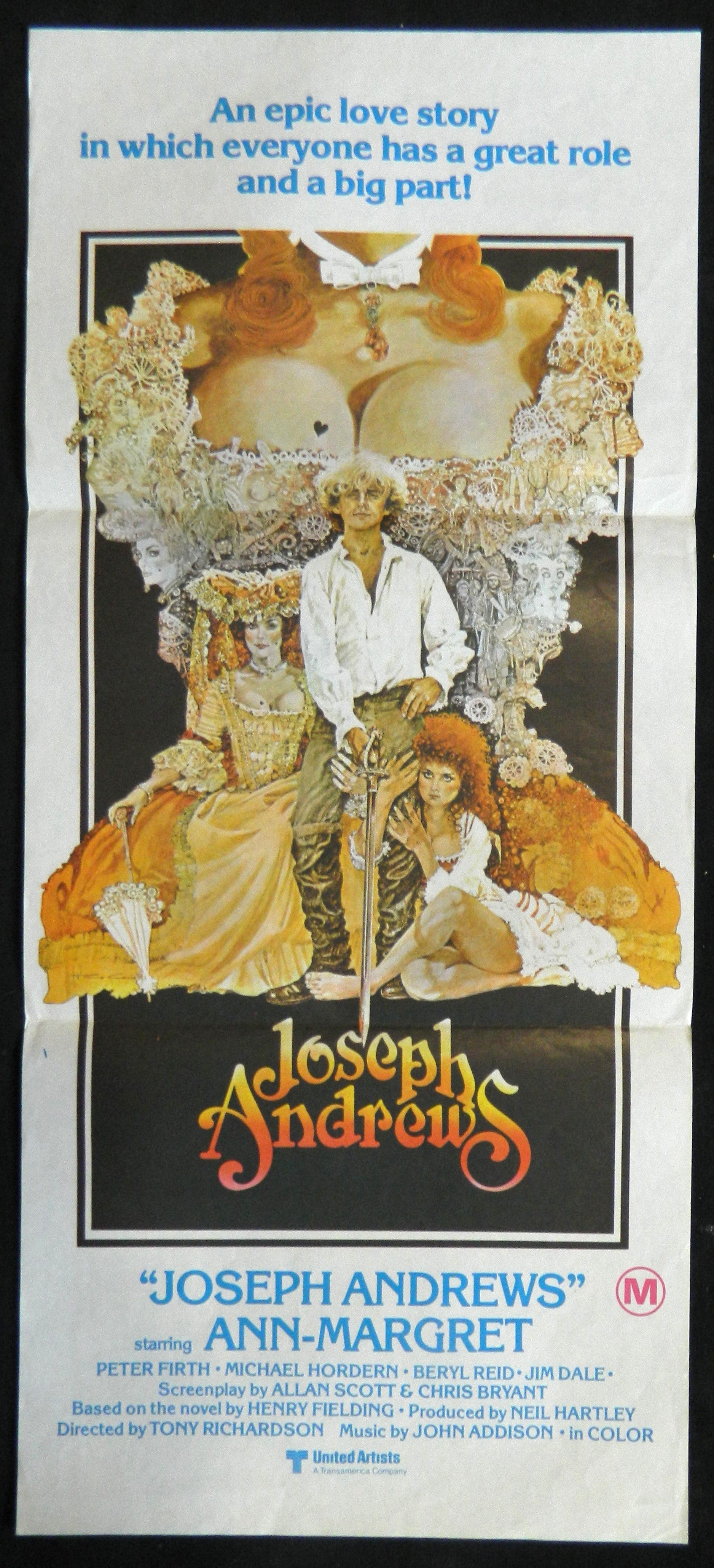 JOSEPH ANDREWS (1977) — Original Australian daybill movie poster