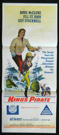 KINGS PIRATE (1967)— Original Australian daybill movie poster.
