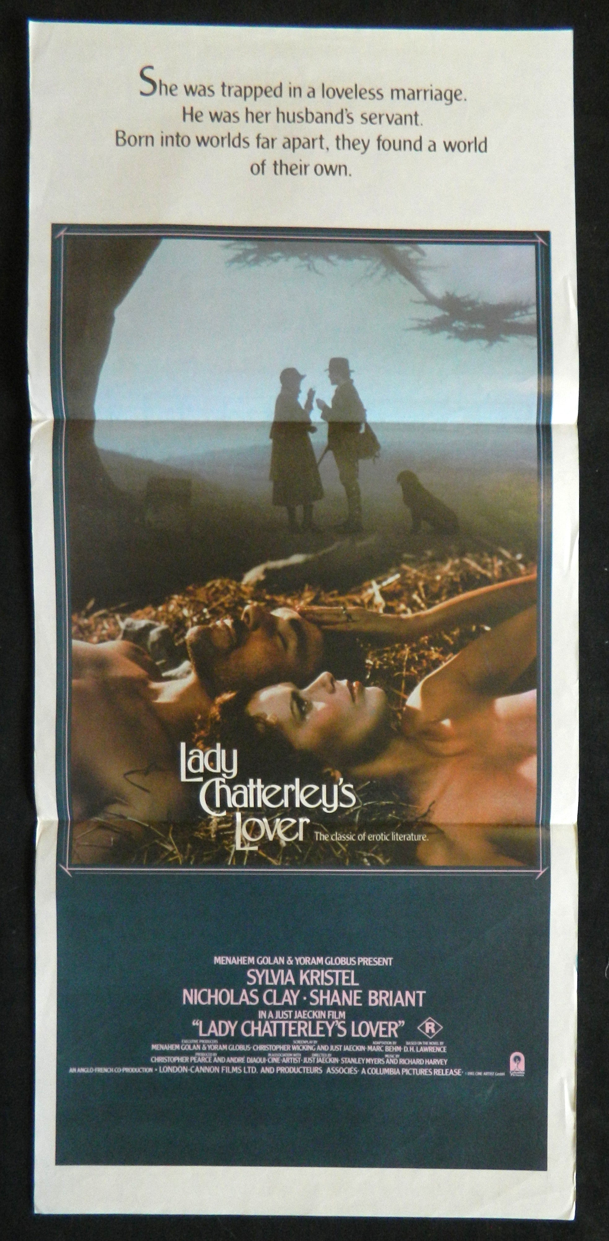 LADY CHATTERLEYS LOVER (1982) — Original Australian daybill movie poster