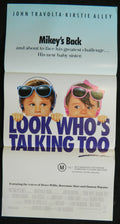 LOOK WHO'S TALKING TOO (1990) — Original Australian daybill movie poster