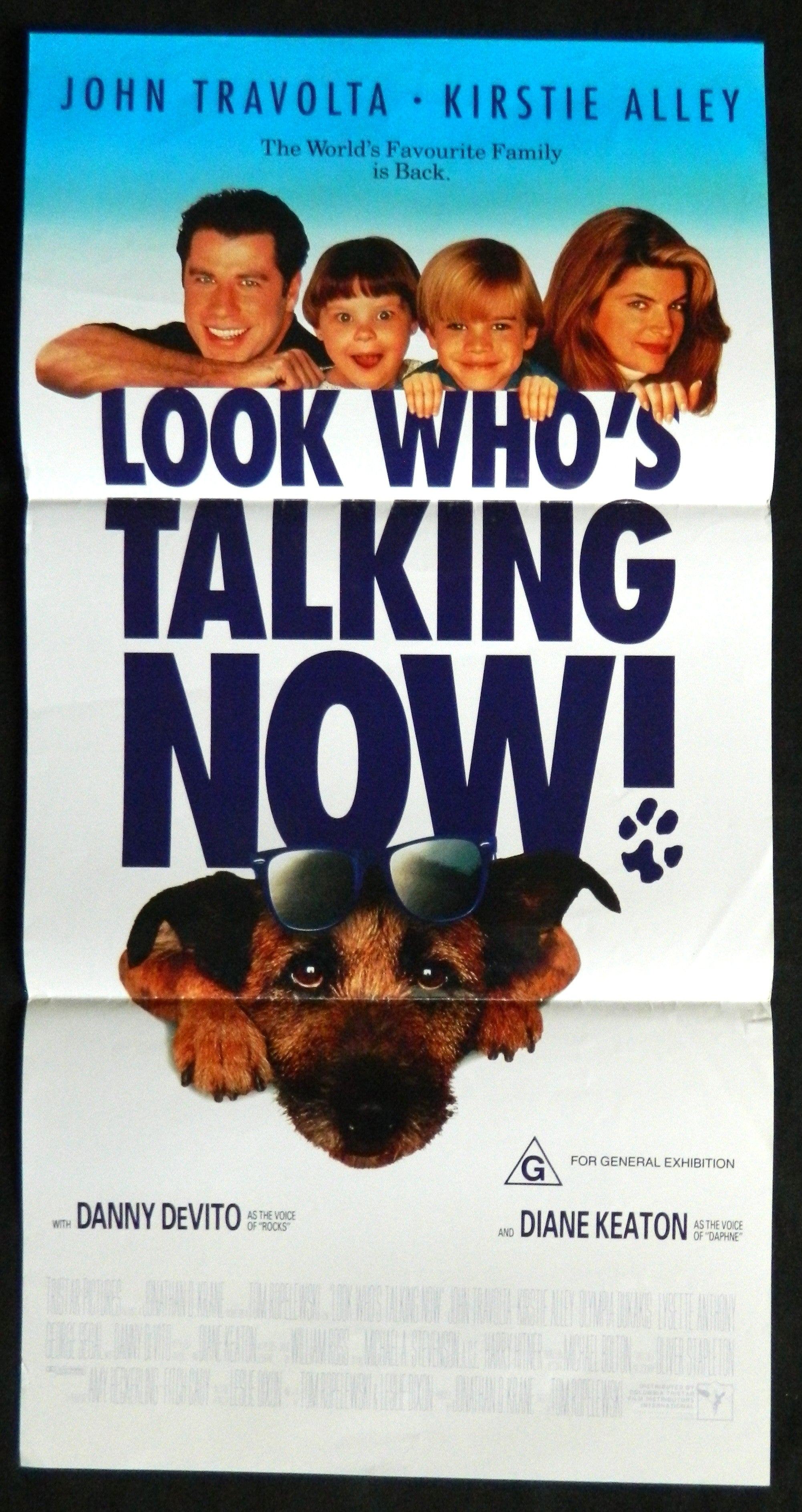 LOOK WHO'S TALKING NOW (1993) — Original Australian daybill movie poster