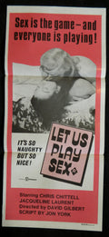 LET US PLAY SEX (1973) — Original Australian daybill movie poster