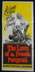 LOVES OF A FRENCH PUSSYCAT (1972) — Original Australian daybill movie poster