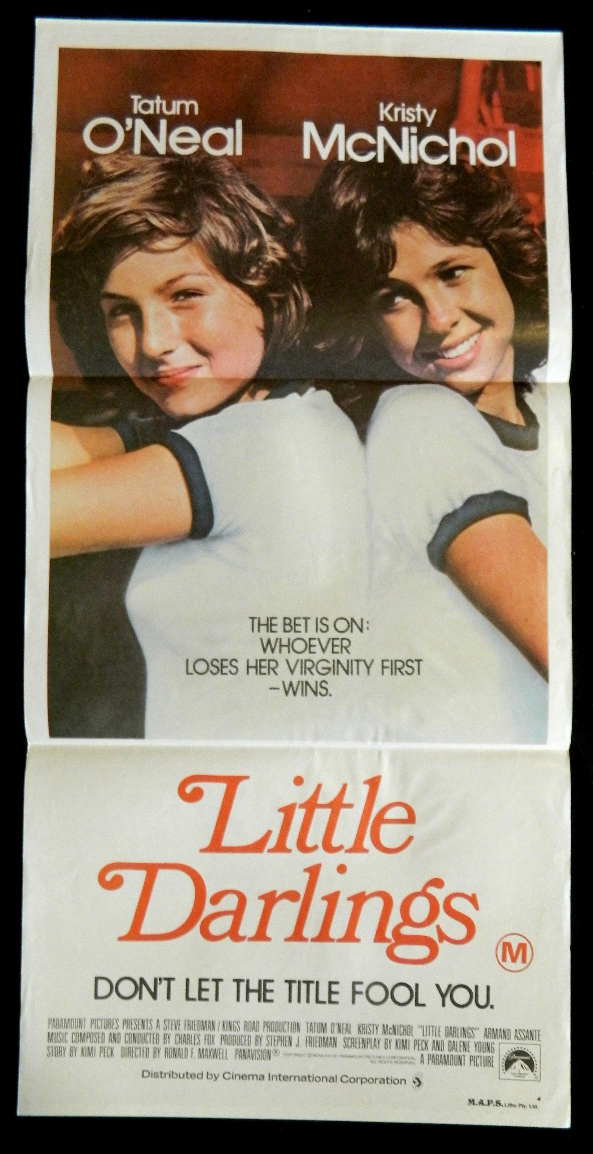 LITTLE DARLINGS (1980) — Original Australian daybill movie poster