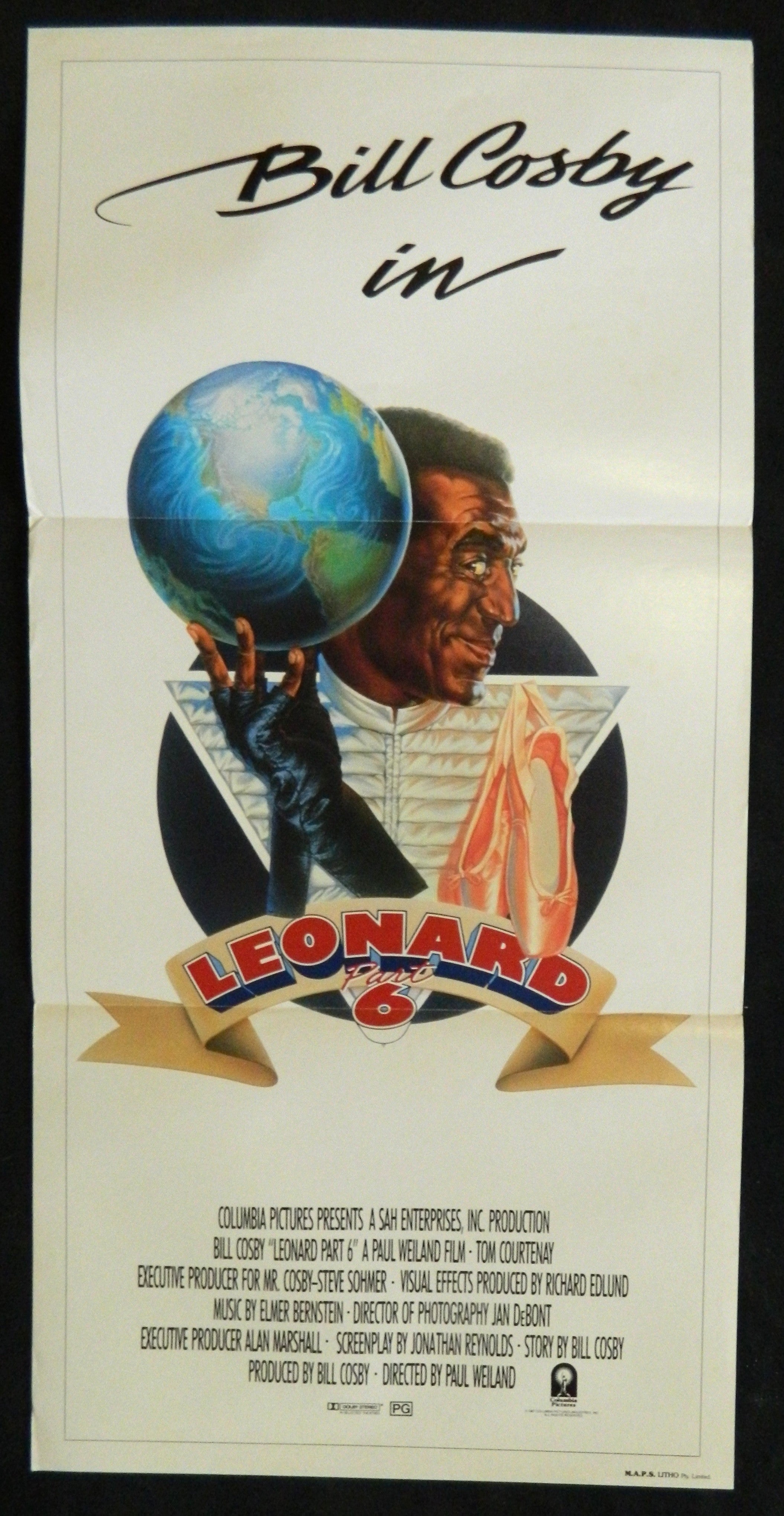 LEONARD PART 6 (1987) — Original Australian daybill movie poster