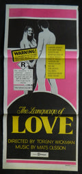 LANGUAGE OF LOVE (1973) — Original Australian daybill movie poster