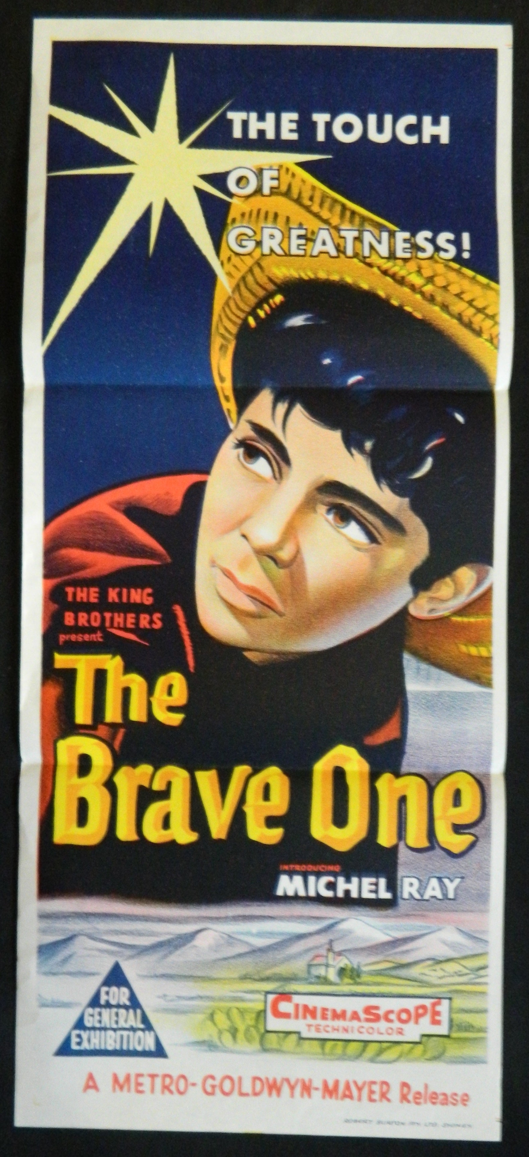 THE BRAVE ONE (1956) — Original Australian daybill movie poster
