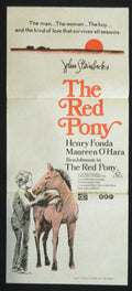 THE RED PONY (1973) — Original Australian daybill movie poster
