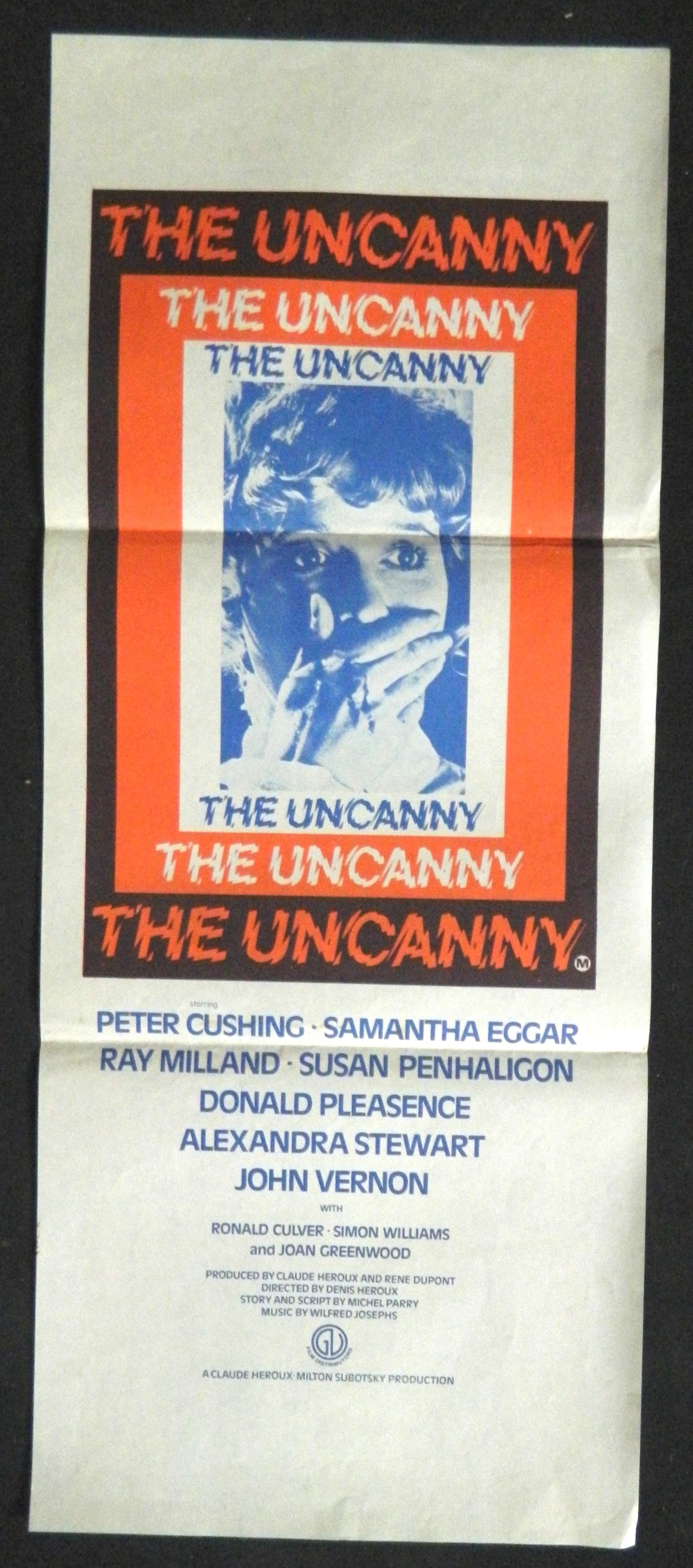 THE UNCANNY (1968) — Original Australian daybill movie poster