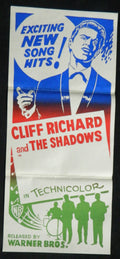 CLIFF RICHARD AND THE SHADOWS (1960)— Original Australian daybill movie poster.