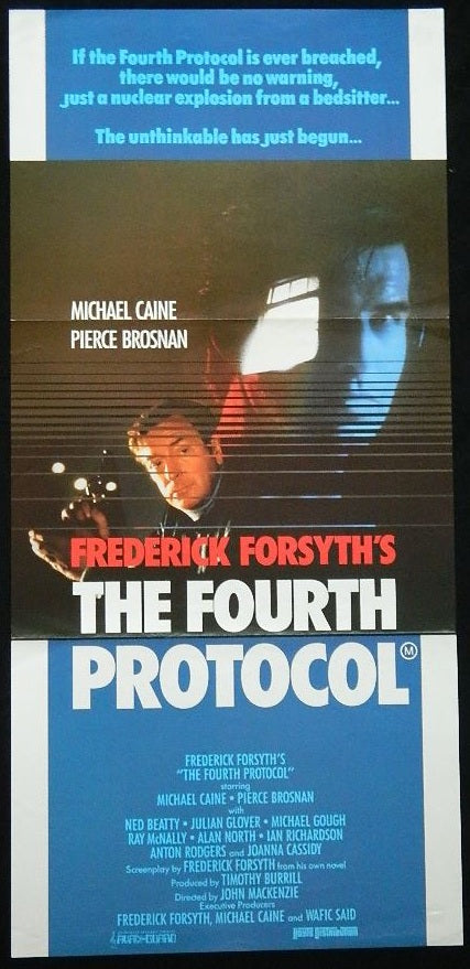 FOURTH PROTOCOL (1987)— Original Australian daybill movie poster.