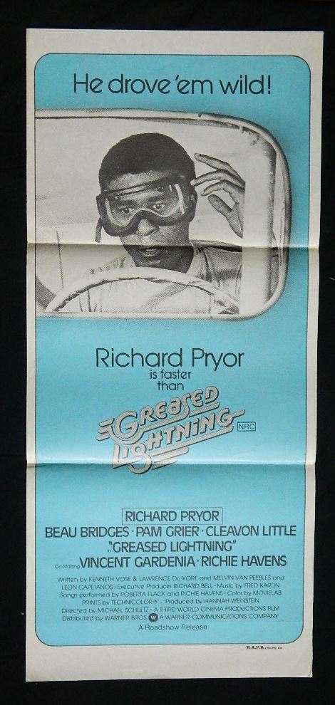 GREASE LIGHTNING (1977)— Original Australian daybill movie poster.