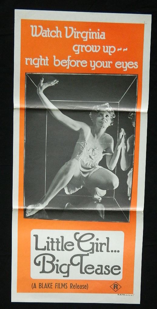 LITTLE GIRL BIG TEASE (1976) — Original Australian daybill movie poster