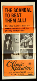 CLINIC XCLUSIVE (1971)— Original Australian daybill movie poster.