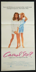 CASUAL SEX (1987)— Original Australian daybill movie poster.