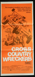CROSS COUNTRY WRECKERS (1977)— Original Australian daybill movie poster.