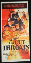 THE CUT THROATS (1971)— Original Australian daybill movie poster.