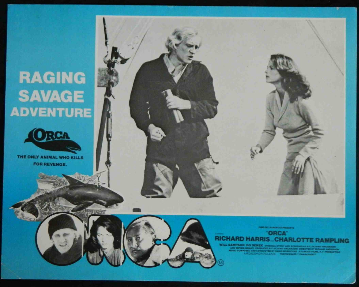 ORCA (7) (1977) — Original Australian Lobby Card