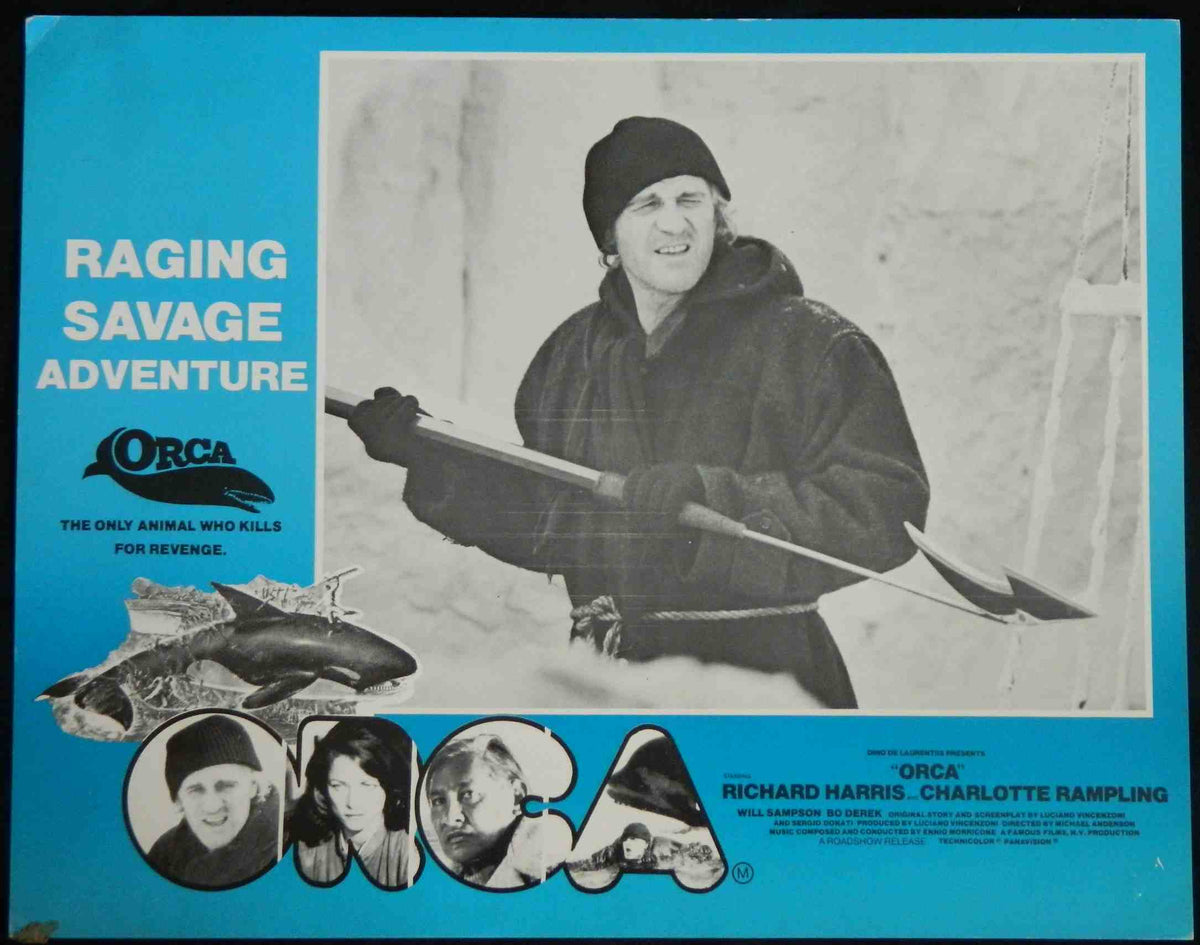ORCA (8) (1977) — Original Australian Lobby Card