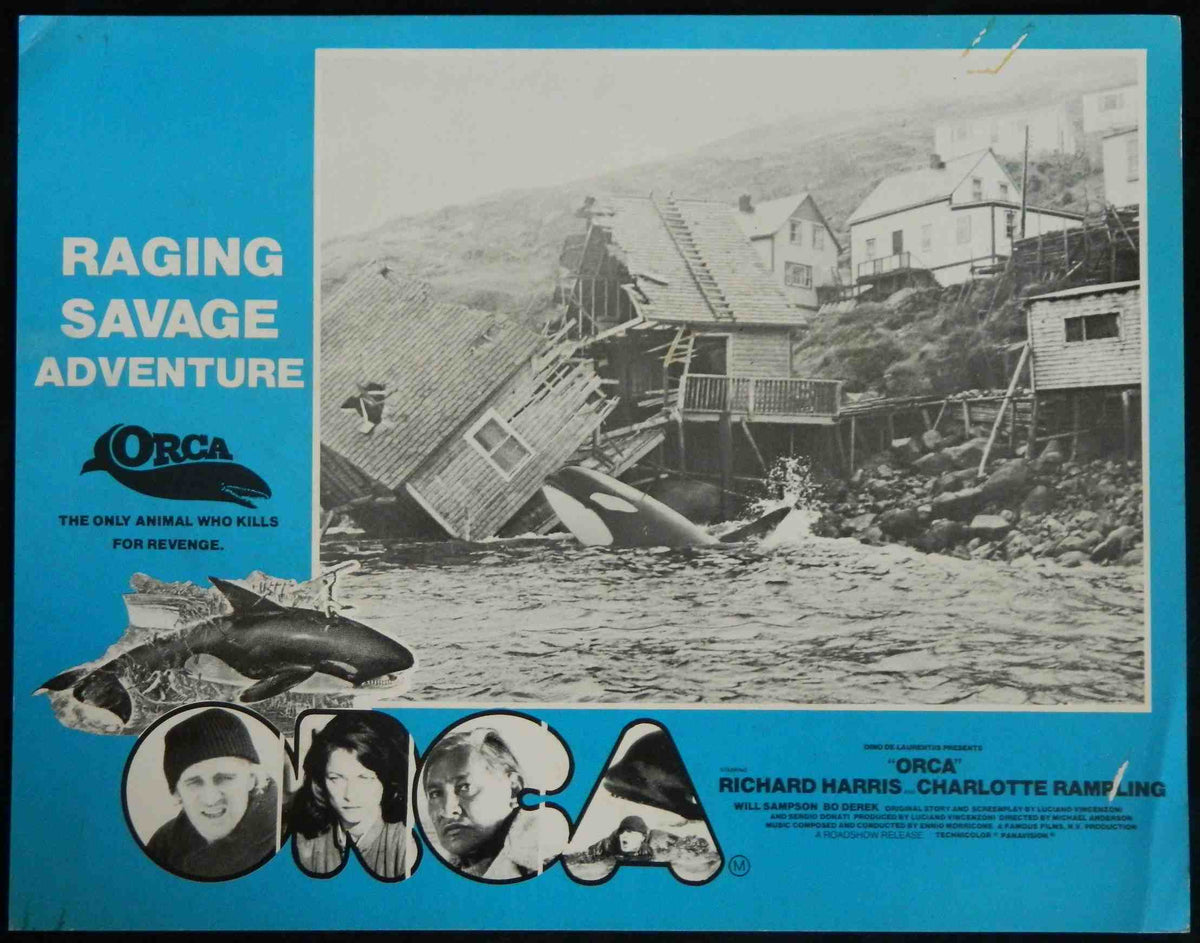 ORCA (5) (1977) — Original Australian Lobby Card