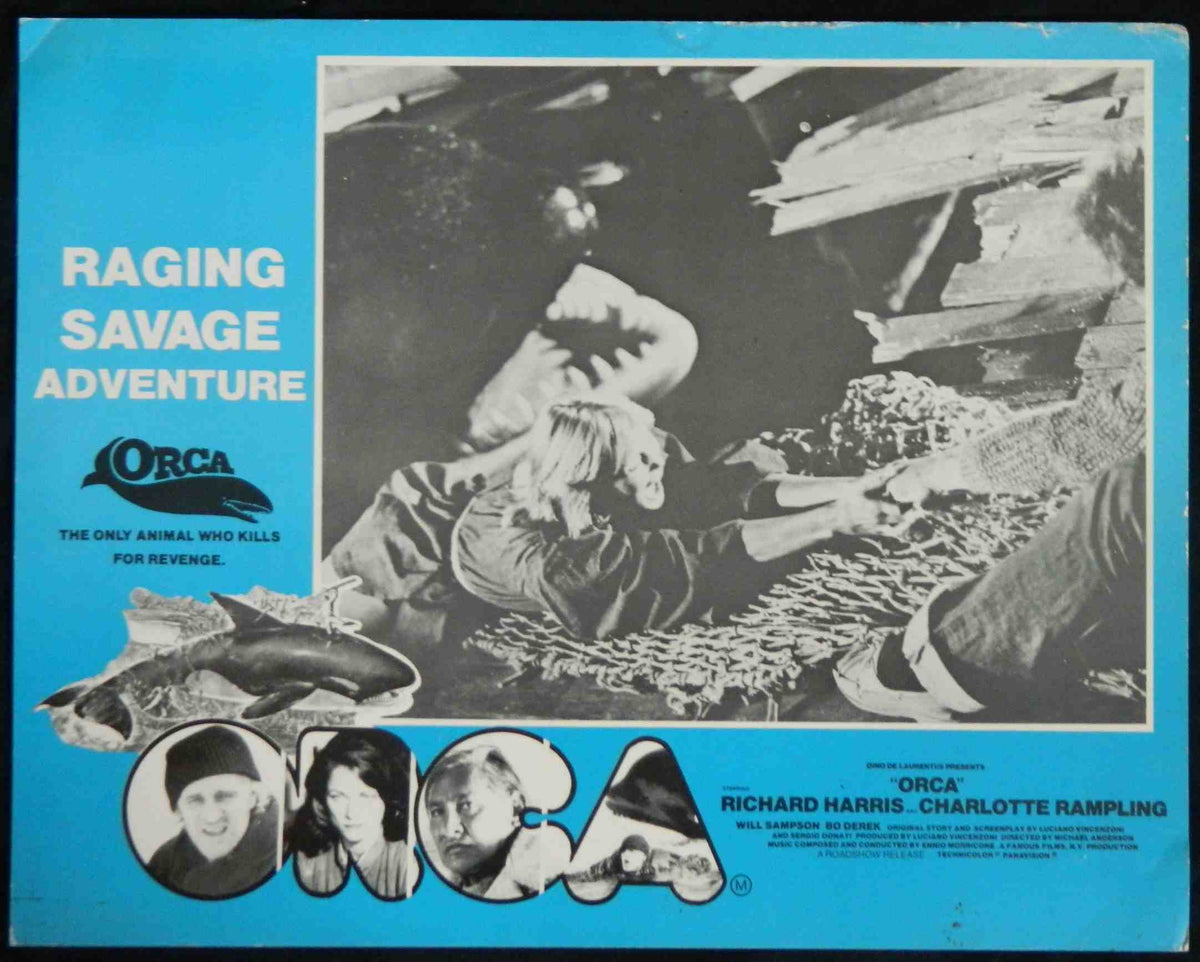 ORCA (1) (1977) — Original Australian Lobby Card