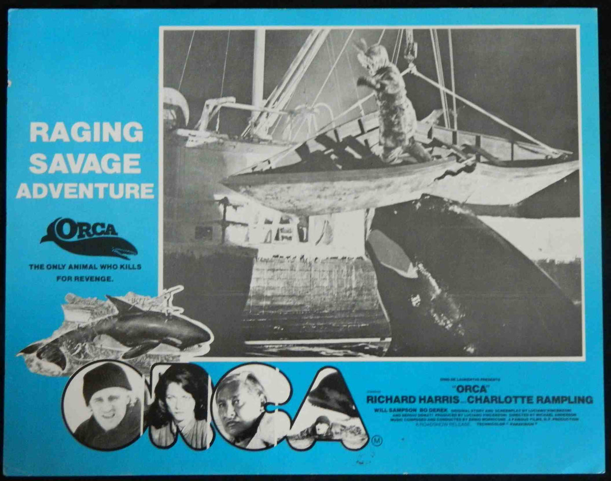 ORCA (4) (1977) — Original Australian Lobby Card