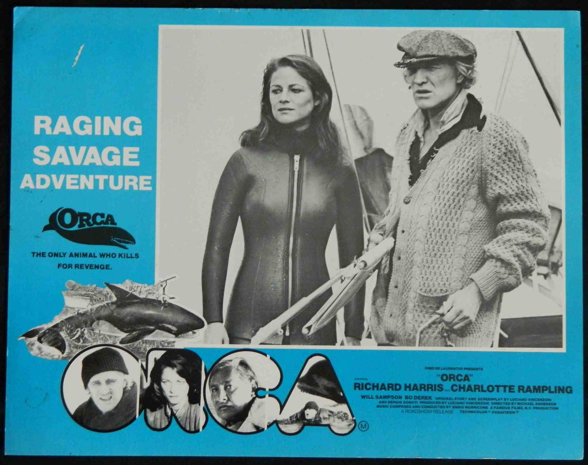 ORCA (2) (1977) — Original Australian Lobby Card