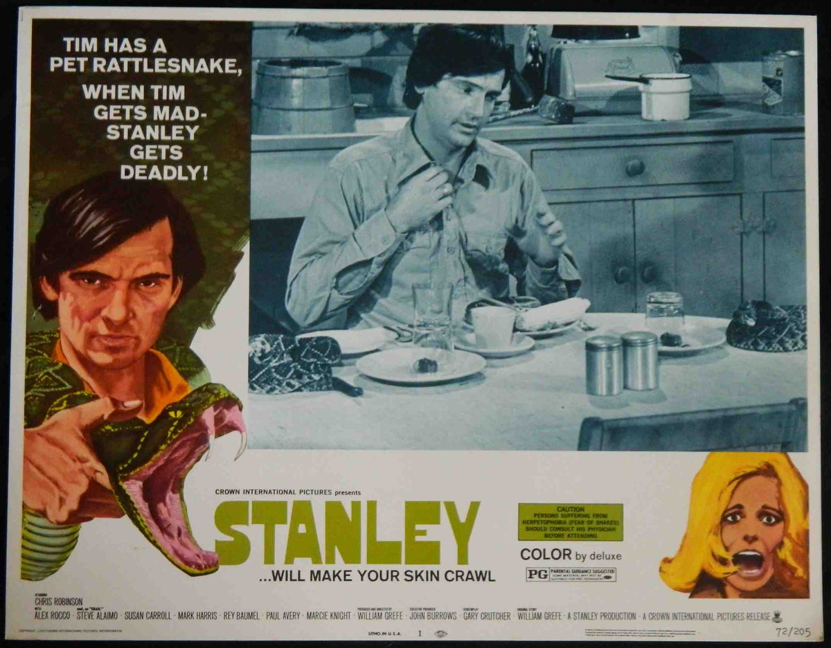 STANLEY  (1) (1972) — Original Australian Lobby Card