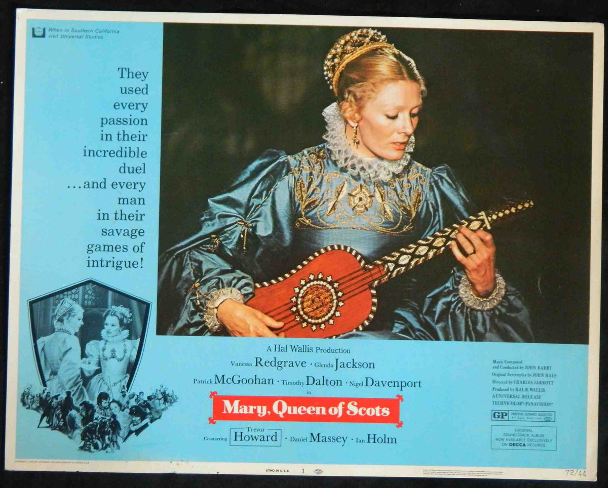 MARY QUEEN OF SCOTS (1) (1972) — Original Australian Lobby Card