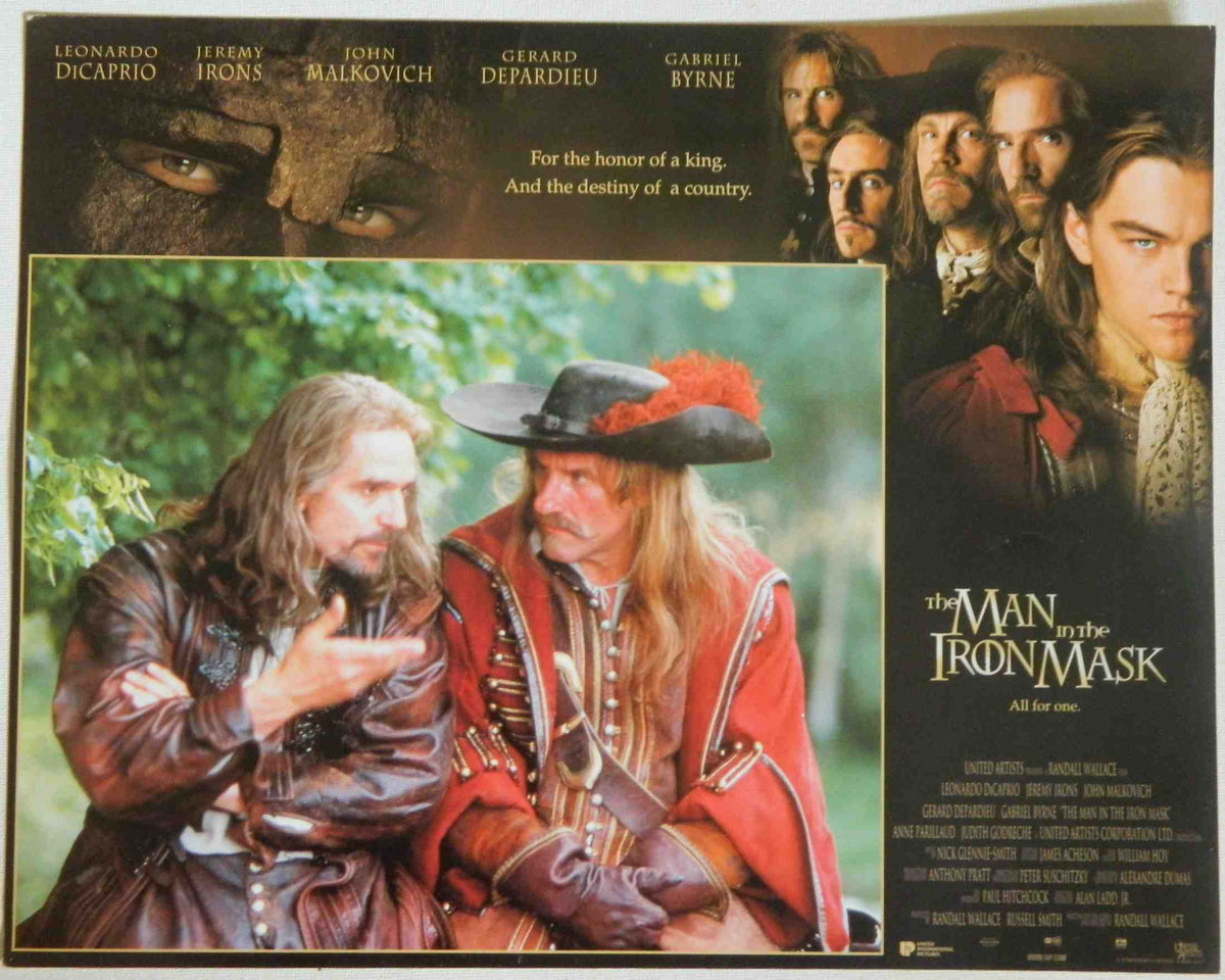 MAN IN THE IRON MASK (5) (1997) — Original Australian Lobby Card