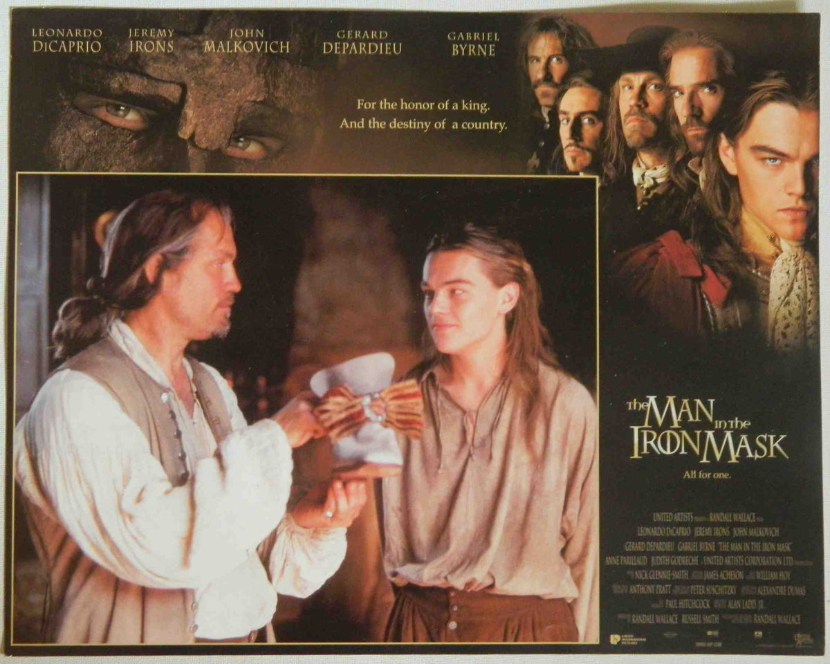MAN IN THE IRON MASK (8) (1997) — Original Australian Lobby Card