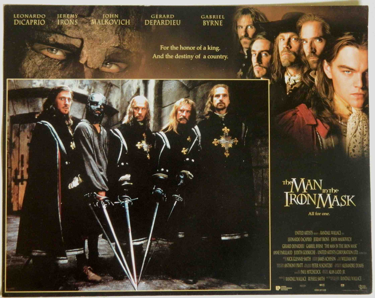 MAN IN THE IRON MASK (3) (1997) — Original Australian Lobby Card