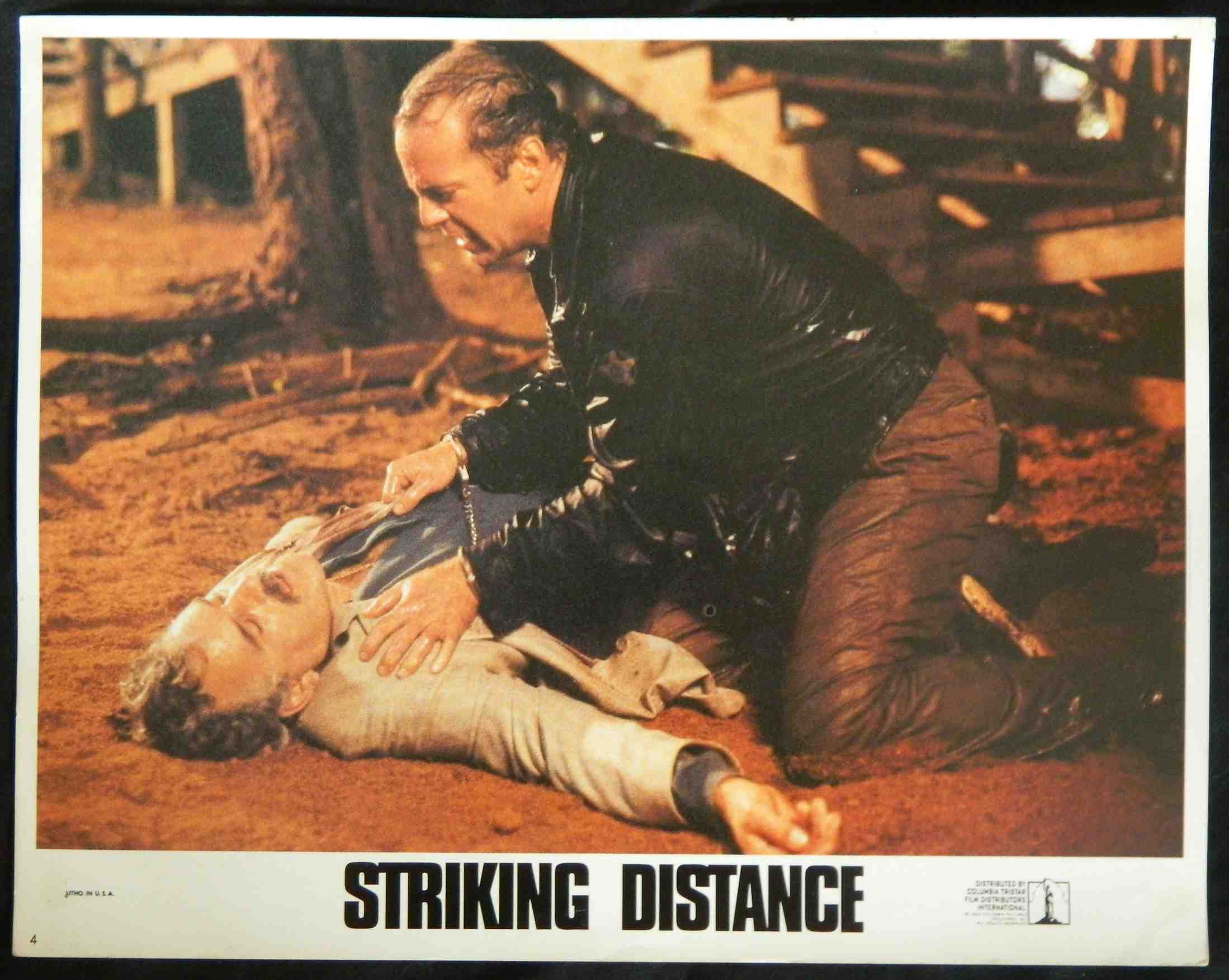 STRIKING DISTANCE (4) (1993) — Original Australian Lobby Card