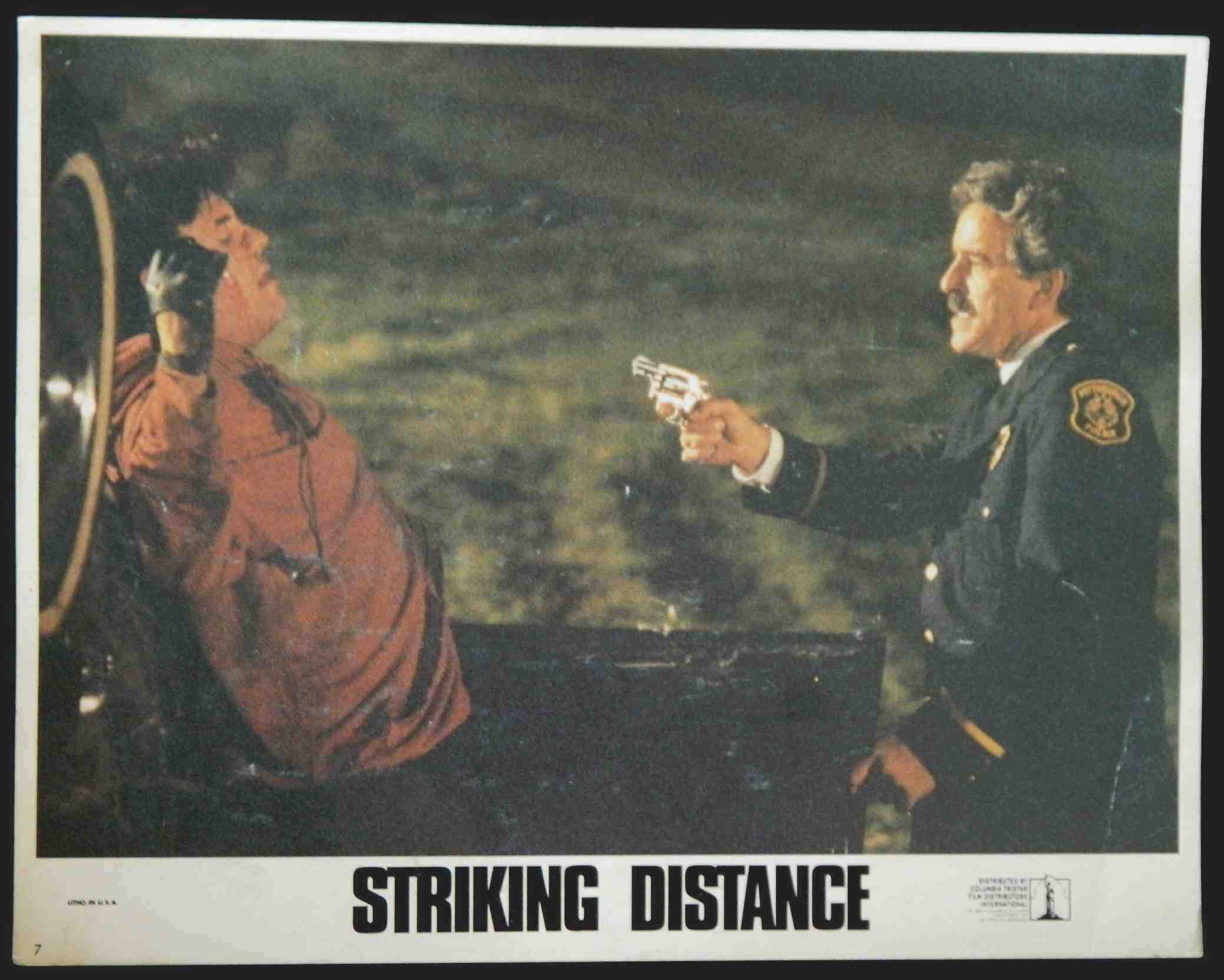 STRIKING DISTANCE (8) (1993) — Original Australian Lobby Card