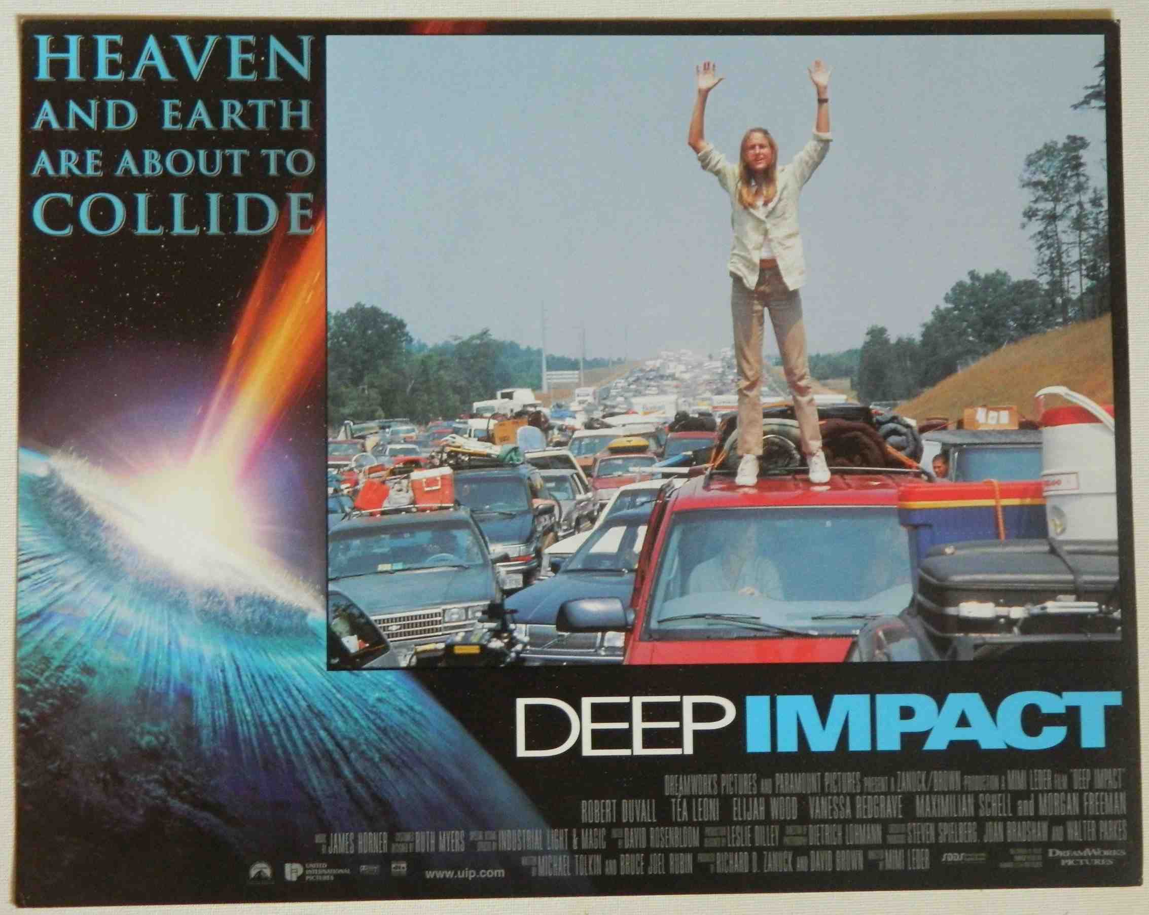 DEEP IMPACT (2) (1998) — Original Australian Lobby Card)