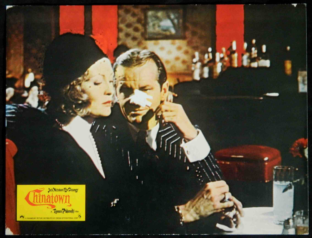 CHINATOWN (4) (1974) — Original Australian Lobby Card
