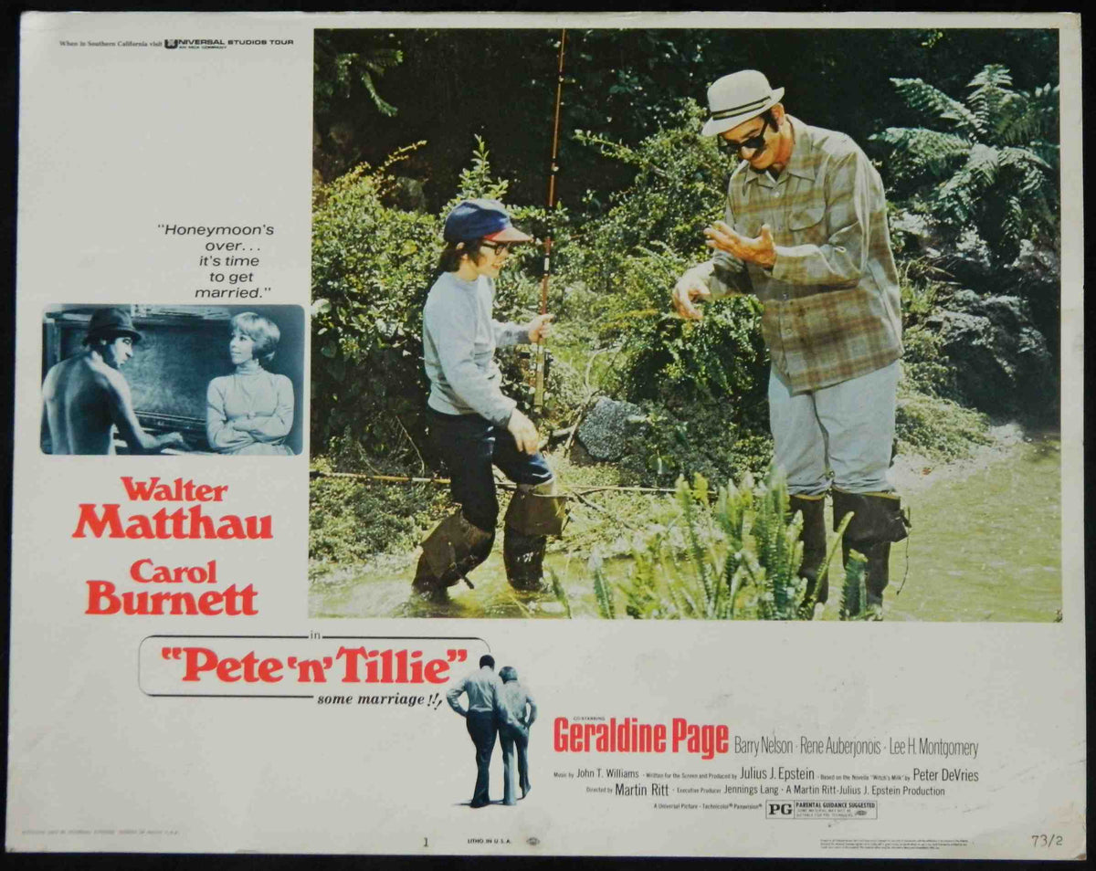 PETE N TILLIE (1) (1973) — Original Australian Lobby Card