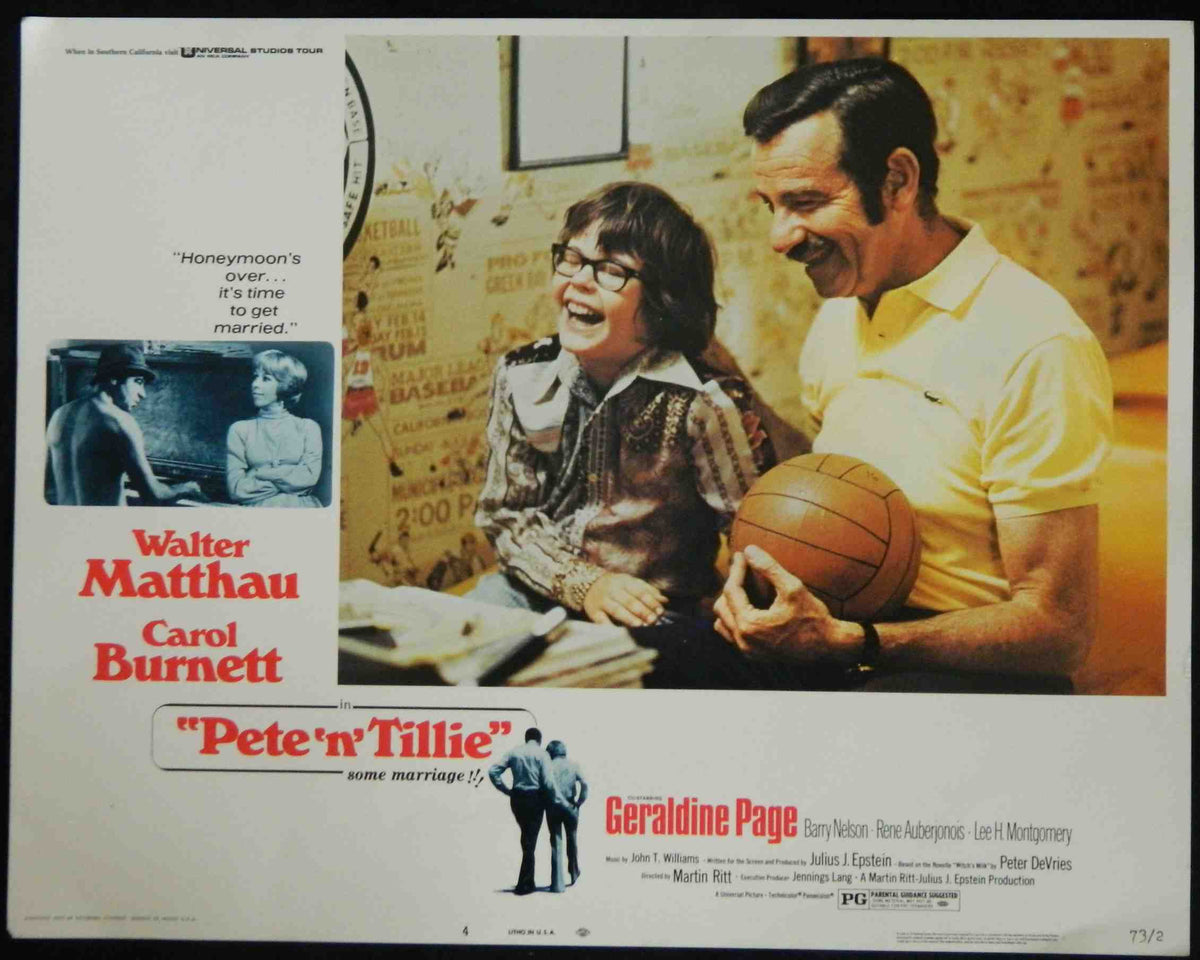 PETE N TILLIE (4) (1973) — Original Australian Lobby Card