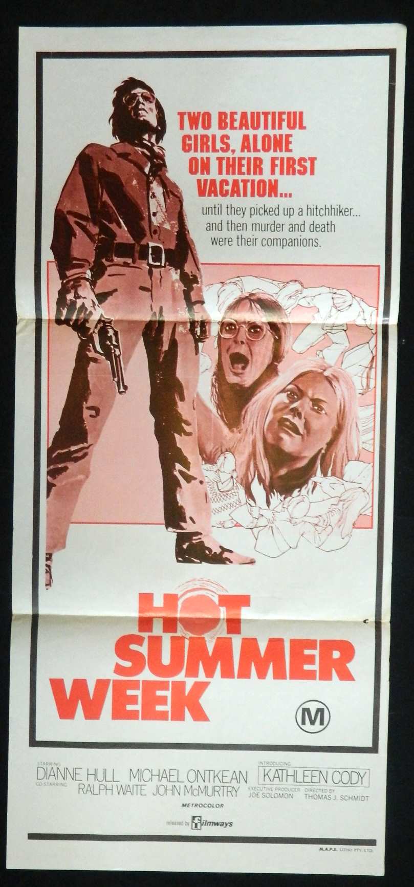HOT SUMMER WEEK  (1972)— Original Australian daybill movie poster.