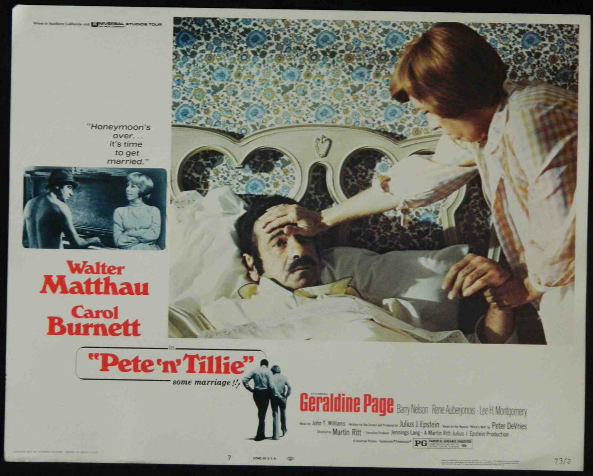 PETE N TILLIE (7) (1973) — Original Australian Lobby Card