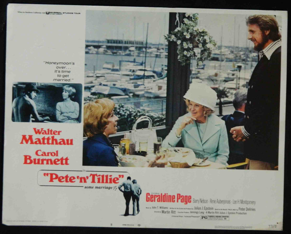 PETE N TILLIE (8) (1973) — Original Australian Lobby Card