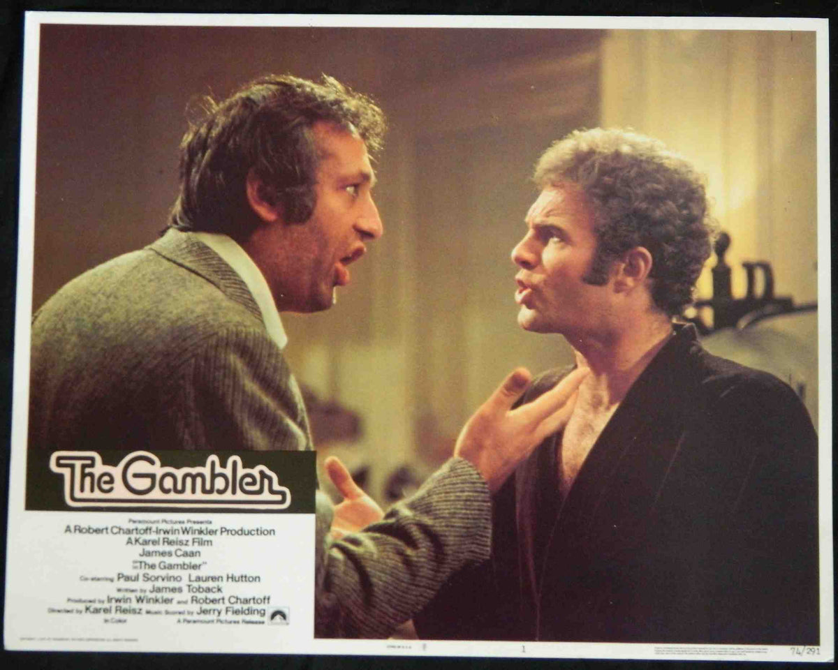 THE GAMBLER (1) (1974) — Original Australian Lobby Card