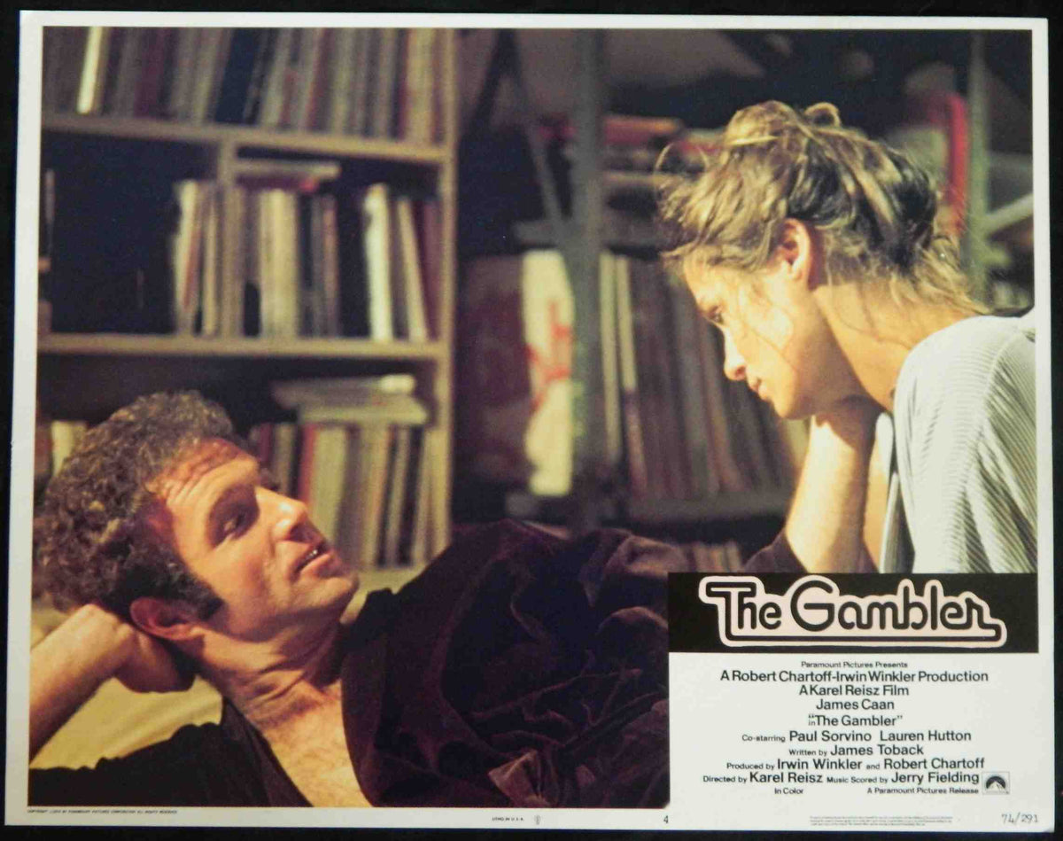 THE GAMBLER (4) (1974) — Original Australian Lobby Card