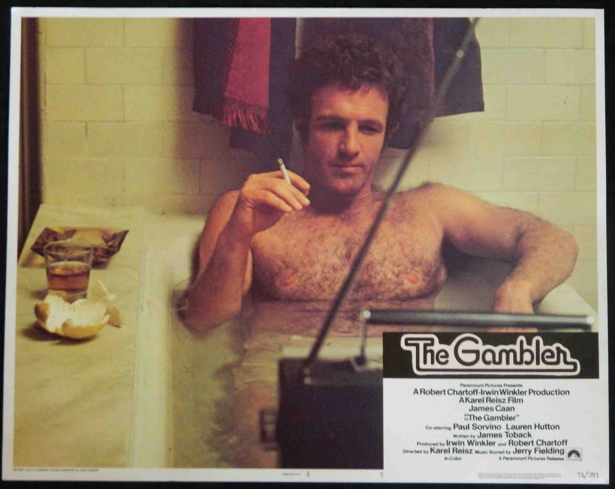 THE GAMBLER (5) (1974) — Original Australian Lobby Card