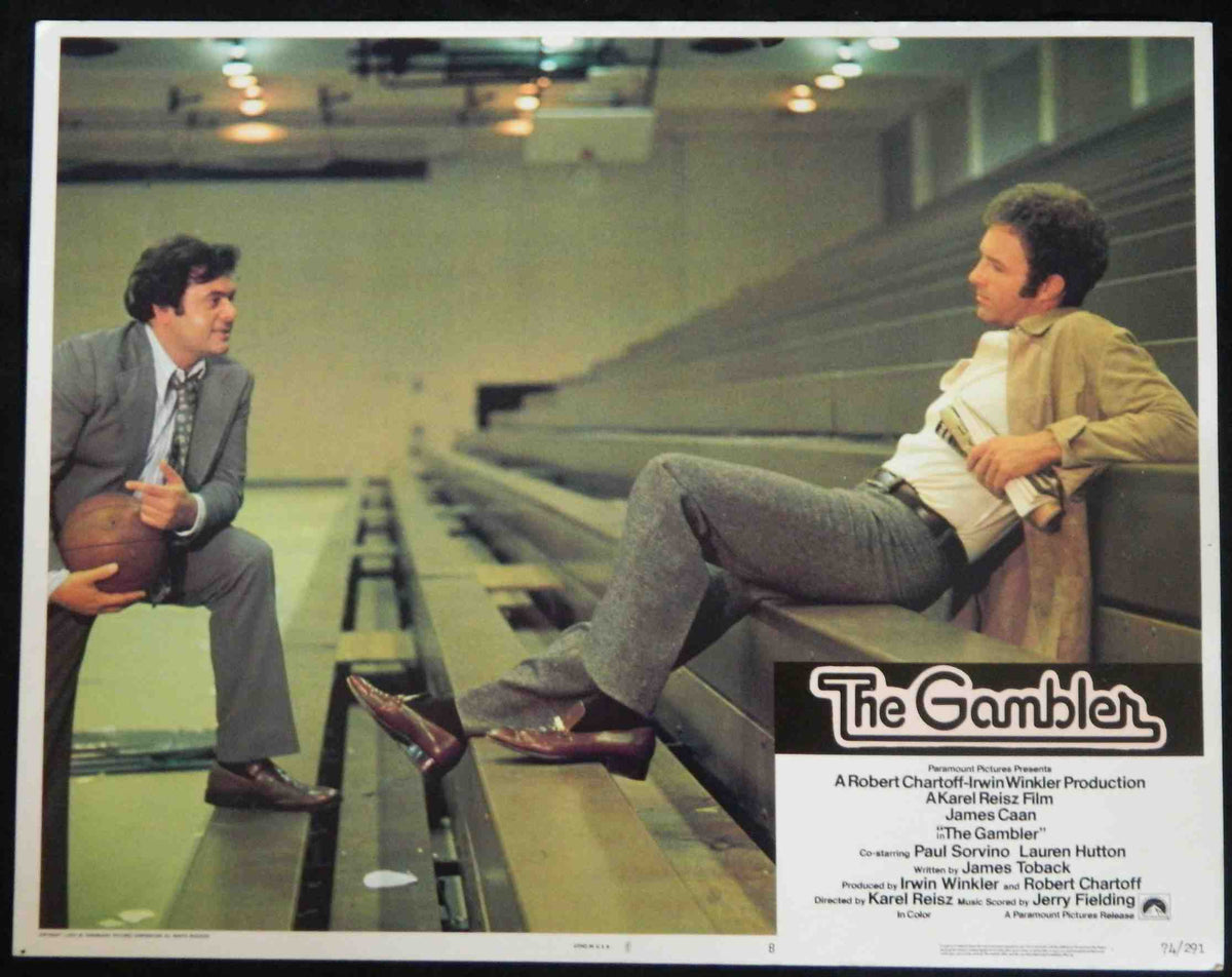 THE GAMBLER (8) (1974) — Original Australian Lobby Card