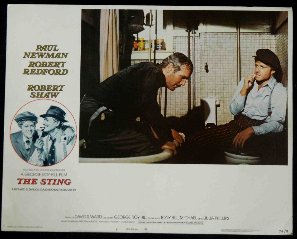 THE STING (2) (1974) — Original Australian Lobby Card