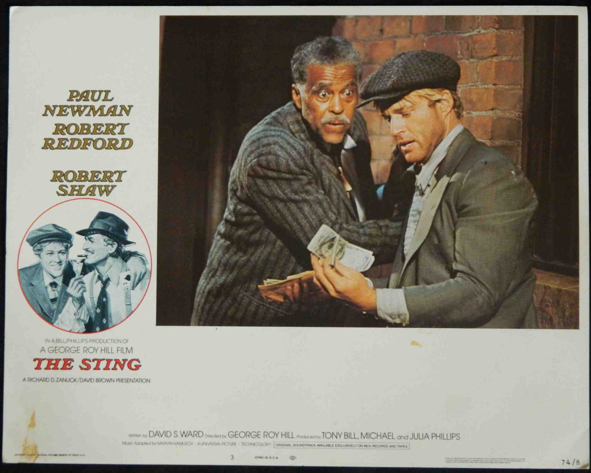 THE STING (3) (1974) — Original Australian Lobby Card